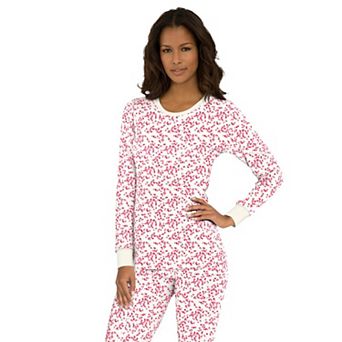 Comfort Choice Plus Size Thermal Crewneck Long-Sleeve Top