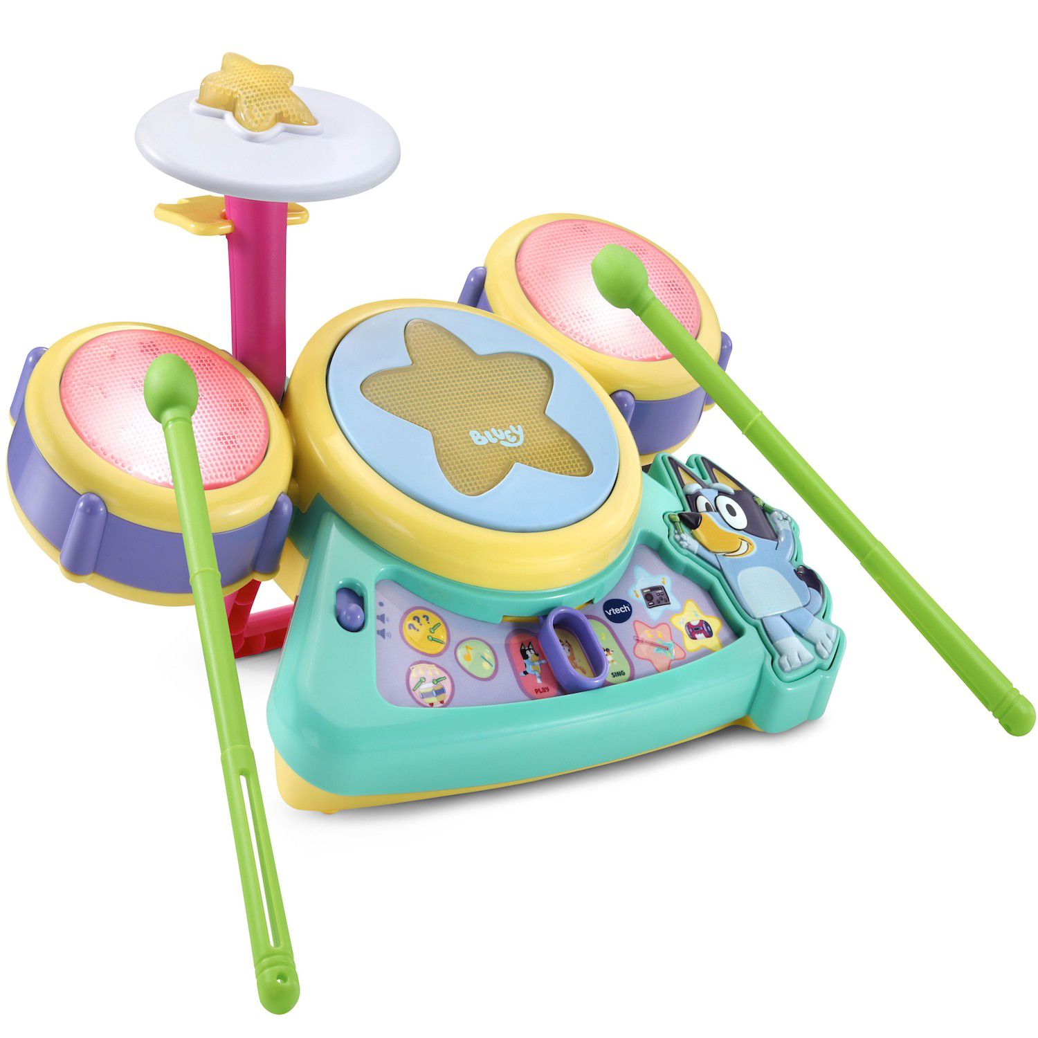 Детские игрушки VTech Bluey Hooray Drum Set — фото 1