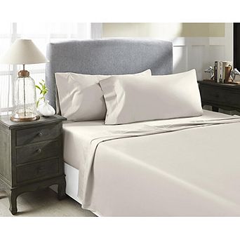 Perthshire Platinum Concepts 800 Thread Count Solid Sateen Sheet - 4 pc Set