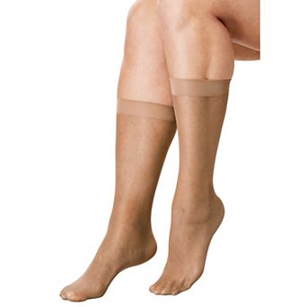 Comfort Choice Women's Plus Size 3-pack Knee-high Compression Socks