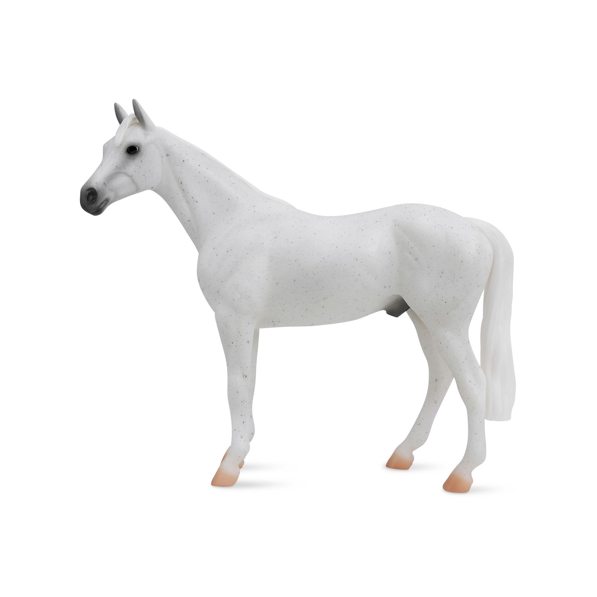 Breyer Horses The Freedom Series Fleabitten Grey Thoroughbred Toy Horse, Mu