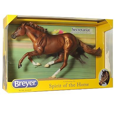 Breyer Traditional Series Secretariat Horse with Base Model Horse Toy