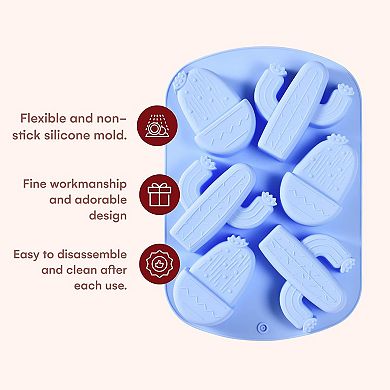 Silicone Non-stick Molds For Chocolate, Candy, Cookie And Mini Cake