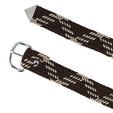 Nocona Belt Co Men's Big & Tall Nylon Cord Woven Belt