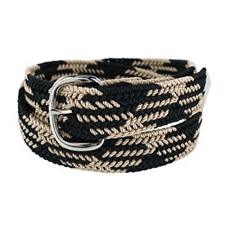 Nocona Belt Co Men's Big & Tall Nylon Cord Woven Belt