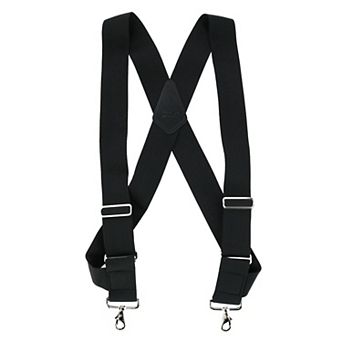 Men's Elastic Side Clip Metal Swivel Hook Trucker Suspenders