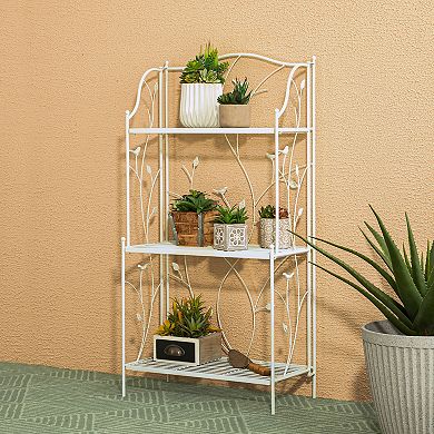 Glitzhome Plant Stand Metal Rack