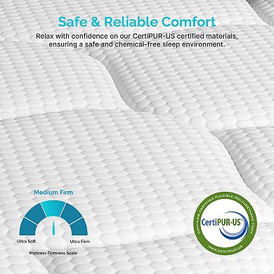 Serweet 12 In Memory Foam Hybrid Mattress Edge-support Pocket Spring Mattress