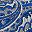 Cobalt Blue Paisley