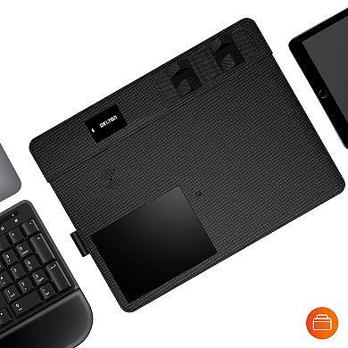 Delton D101 Wireless Charging Mouse Pad With Foldable Phone Stand & Writing Pad (DMP101WC)