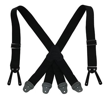 Men's Elastic Button-end 2 Inch Fireman Suspenders