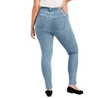 June & Vie Women's Plus Size Curvie Fit Skinny Jeans