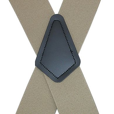 Men's Big & Tall Elastic Basic Trucker Side Clip Suspender