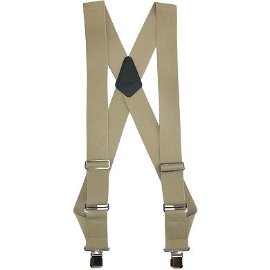 Men's Big & Tall Elastic Basic Trucker Side Clip Suspender