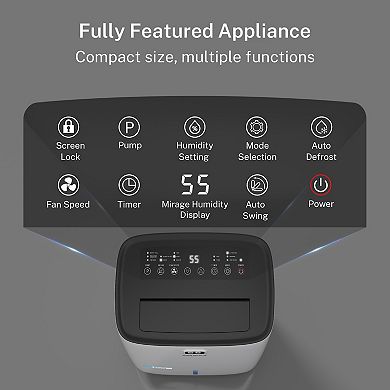 150 Pint Dehumidifier With Pump For Basement