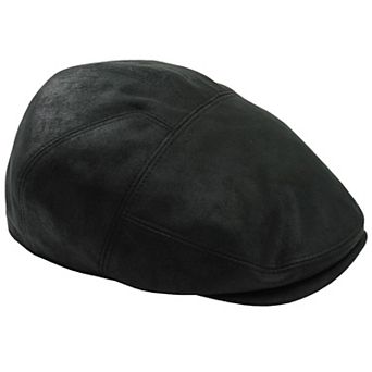 Kingsize Men's Big & Tall Faux Leather Ivy Cap