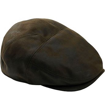 Kingsize Men's Big & Tall Faux Leather Ivy Cap
