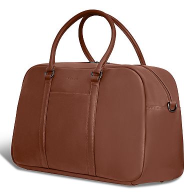 Onyx Collection Leather Duffle Bag