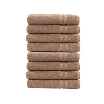 Linum Home Textiles Denzi 8 pc Turkish Cotton Hand Towel Set