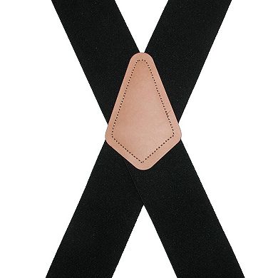 CTM Men's Heavy Duty Clip-End Work Suspenders