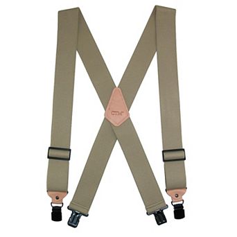 Men's Heavy Duty Clip-end Work Suspenders