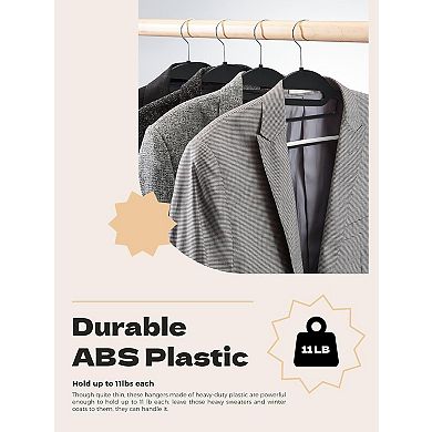 House Day Heavy Duty 16.3 Inch Plastic Hangers