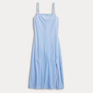 Juniors' Love, Fire Studded Velvet Midi Dress