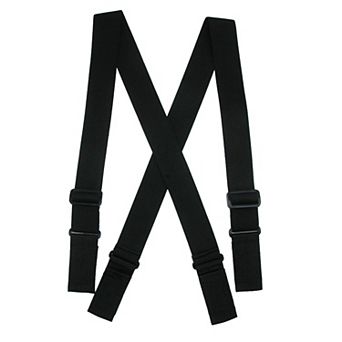 Men's Elastic Heavy Duty Ergonomic Support Suspenders With Hook & Loop Ends
