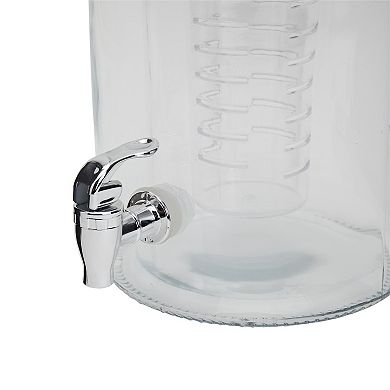 Mason Craft & More 1.5-Gallon Glass Drink Dispenser with Infuser