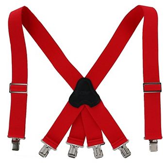 Men's Elastic Clip-end 2 Inch Fireman Suspenders