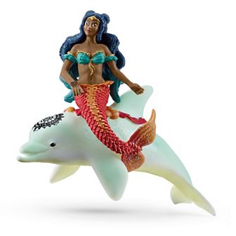 Schleich Bayala: Mermaid Isabelle On Dolphin Magical Figurine Playset