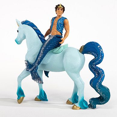 Schleich Bayala: Merman Aryon on Underwater Unicorn Magical Figurine Playset