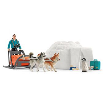 Schleich Wild Life: Antarctic Expedition 19 pc Playset