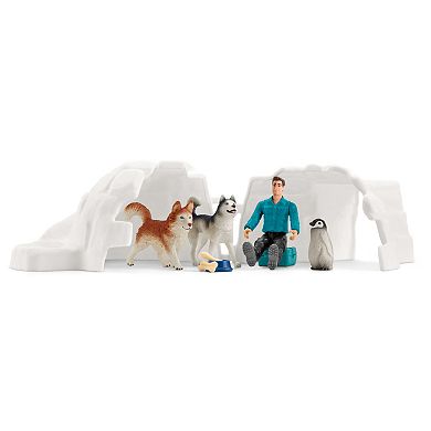 Schleich Wild Life: Antarctic Expedition 19-Piece Playset