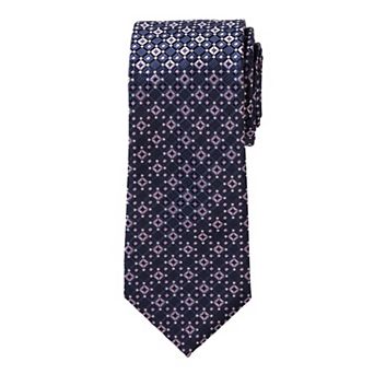 KingSize Men's KS Signature Collection Extra Long Classic Geo Tie