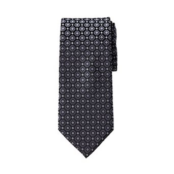 KingSize Men's KS Signature Collection Extra Long Classic Geo Tie