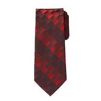 KingSize Men's KS Signature Collection Extra Long Classic Geo Tie
