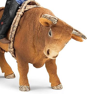 Schleich Farm World: Cowboy With Bull Rodeo Figure Playset