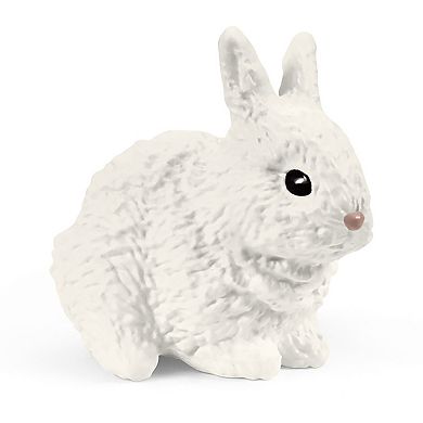 Schleich Farm World: Rabbit & Guinea Pig Hutch 14-Piece Animal Figurine Playset