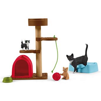 Schleich Farm World: Playtime For Cute Cats Animal Figure Playset