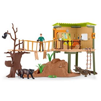 Schleich Wild Life: Safari Ranger Adventure Station Playset