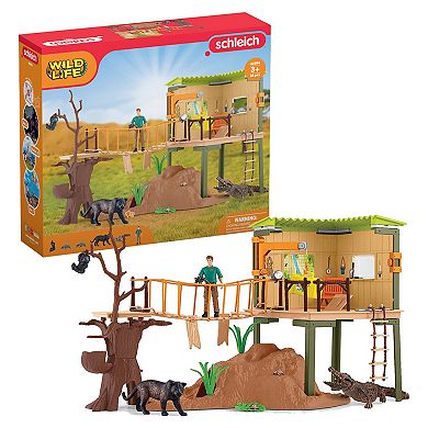Schleich Wild Life: Safari Ranger Adventure Station Playset