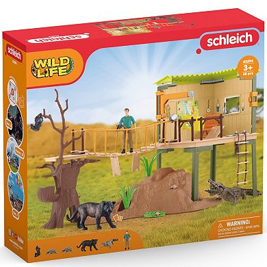 Schleich Wild Life: Safari Ranger Adventure Station Playset