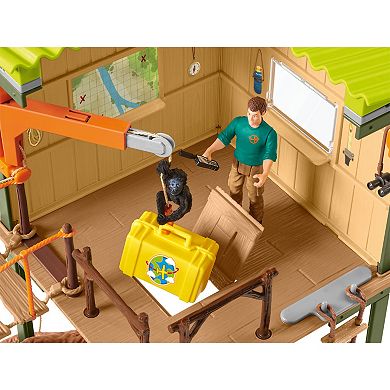 Schleich Wild Life: Safari Ranger Adventure Station Playset