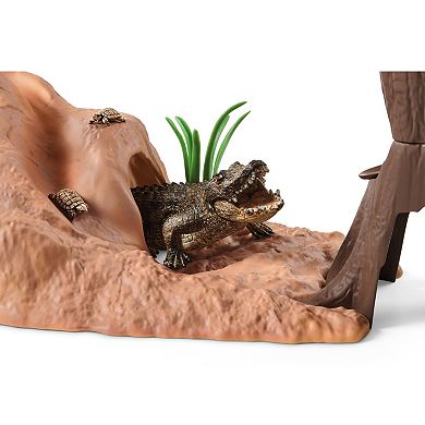 Schleich Wild Life: Safari Ranger Adventure Station Playset