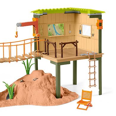 Schleich Wild Life: Safari Ranger Adventure Station Playset