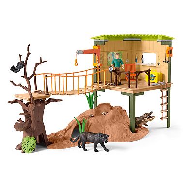 Schleich Wild Life: Safari Ranger Adventure Station Playset