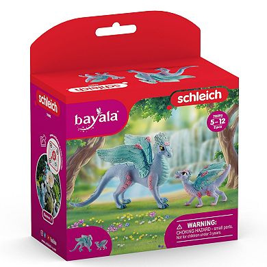 Schleich Bayala: Blossom Dragon Mother & Child Figurines