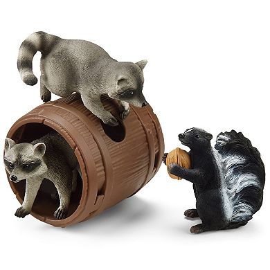 Schleich Wild Life: Nutty Mischief Animal Figurine Playset