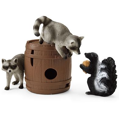 Schleich Wild Life: Nutty Mischief Animal Figurine Playset